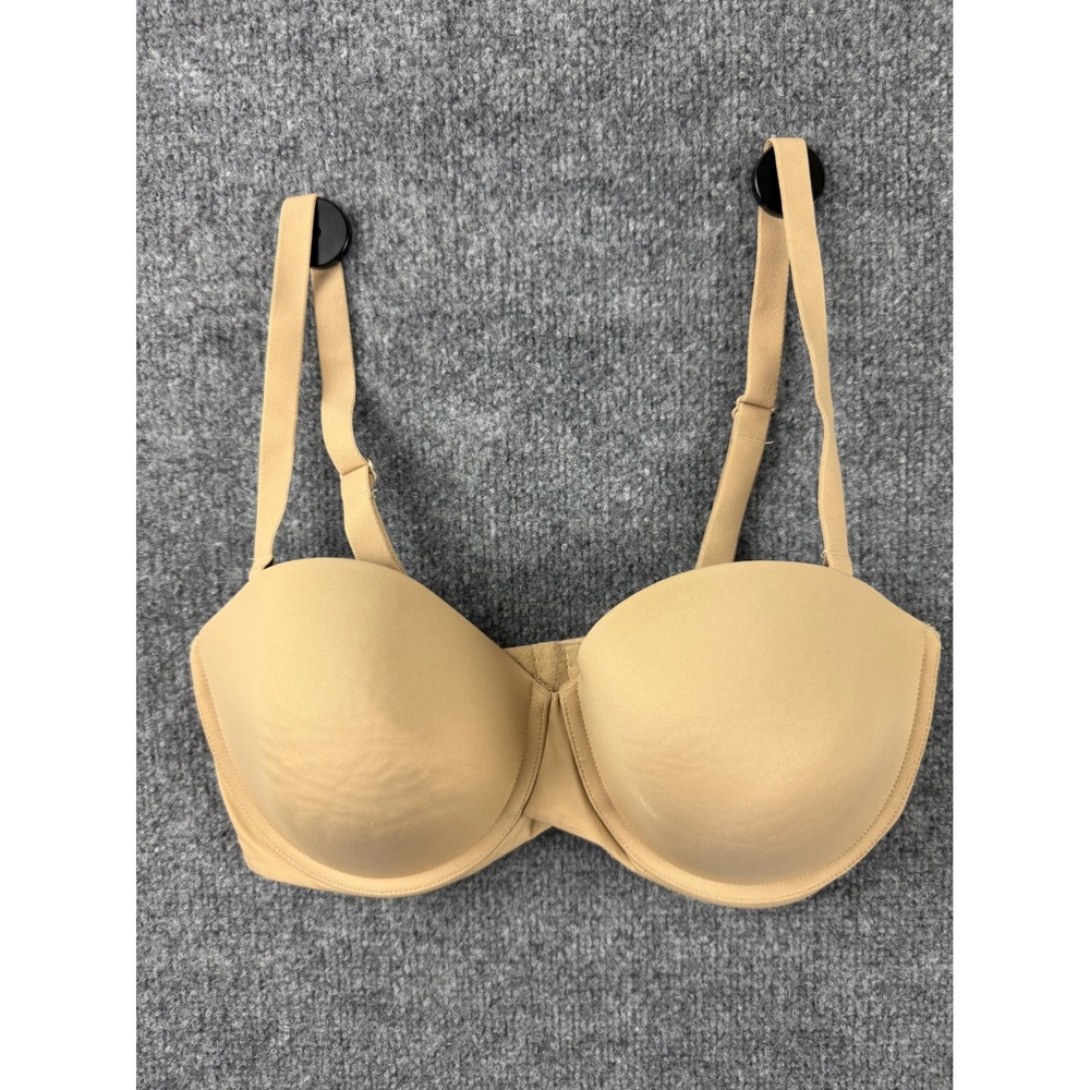 Maidenform One Fab Fit T-Shirt Bra Tan Nude Underwire Convertible SE6990 38D